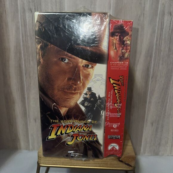 The Adventures of Indiana Jones VHS 3-Box Set With Young Indiana Jones - Picture 1 of 4